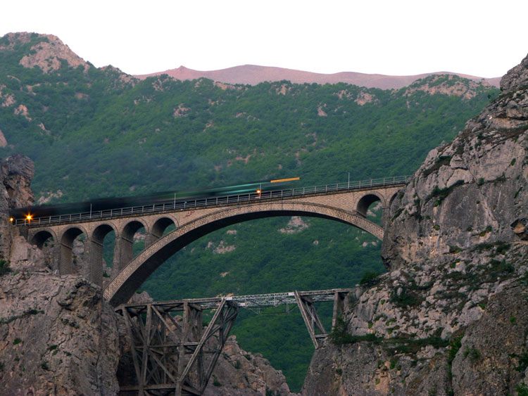 Veresk Bridge, the Longest Rail Bridge in Iran