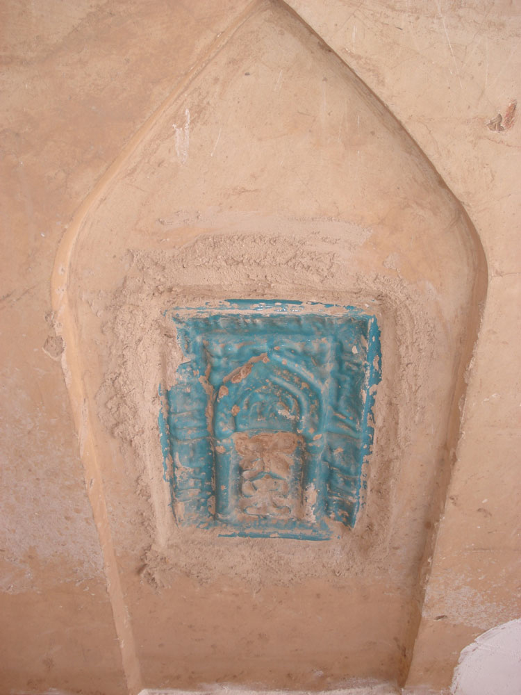 کاشی فیروزه مسجد چهل محراب یزد