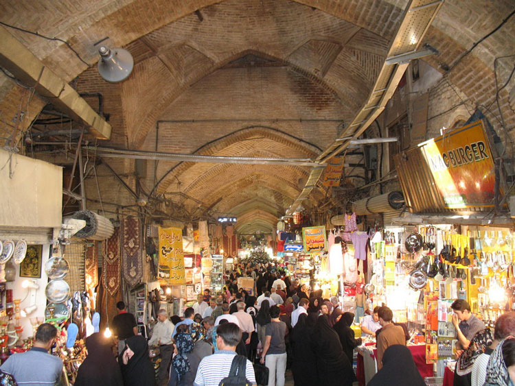 The Grand Bazaar of Tehran