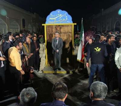 افتتاح اولین گذر فرهنگ و هنر کشور با حضور وزیر فرهنگ در یزد