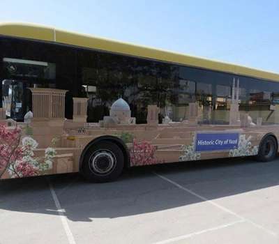 آغاز فعالیت اتوبوس‌های گردشگری در یزد